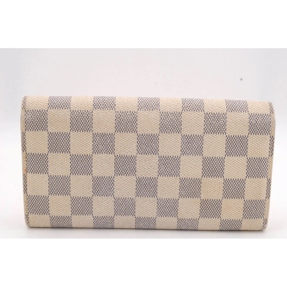 Auth Louis Vuitton Damier Azur Portefeuille Sarah Long Wallet - Picture 6 of 11